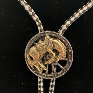 16” Trail of Tears Bolo Tie Vintage